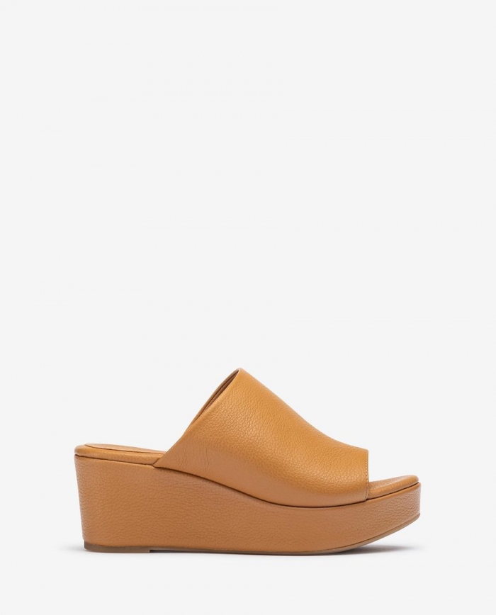 Sandales mules en cuir Unisa pour femme - Marron Sandales mules en cuir Unisa pour femme - Marron