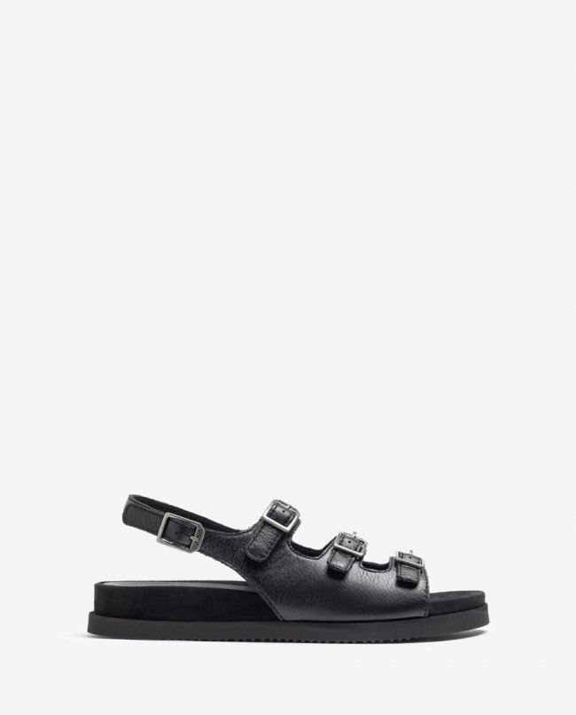 Sandales à semelle crantée Unisa pour femme - Noir Sandales à semelle crantée Unisa pour femme - Noir