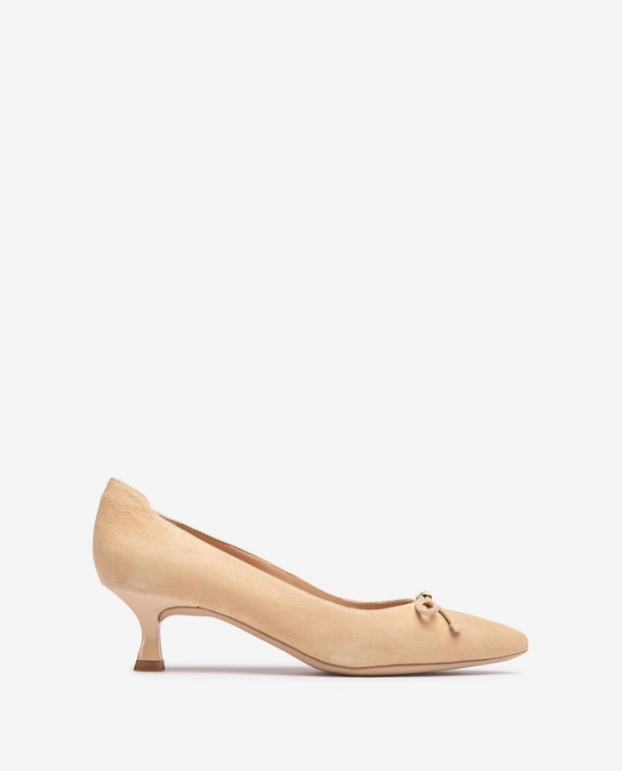 Escarpins à talon orné assorti Unisa pour femme - Beige