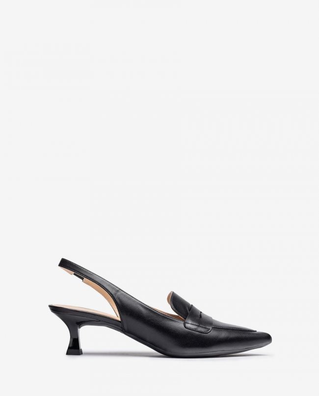 Unisa Chaussures à bride arrière avec masque pour les yeux - Noir Unisa Chaussures à bride arrière avec masque pour les yeux - Noir