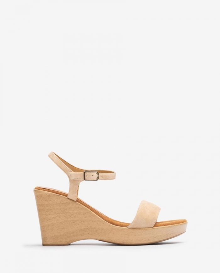Sandales en daim Unisa pour femme - Beige Sandales en daim Unisa pour femme - Beige