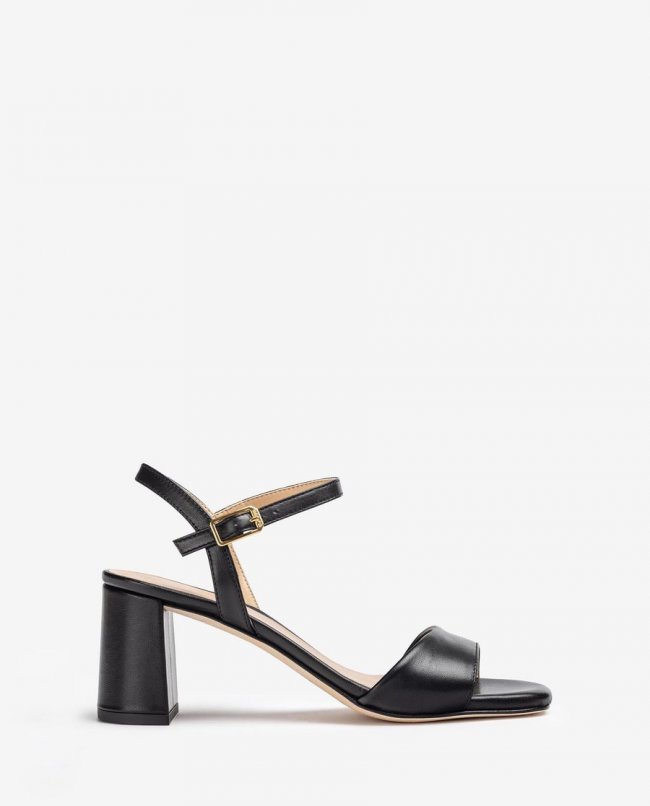 Sandales en cuir Unisa pour femme - Noir Sandales en cuir Unisa pour femme - Noir