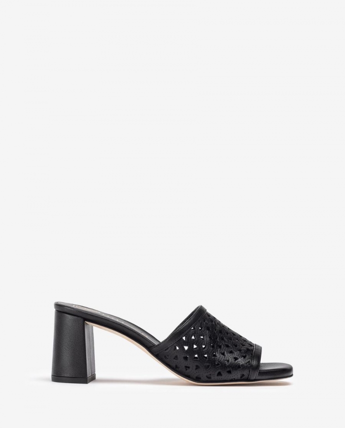 Sandales Unisa Femme à Bout Large et Bout Ouvert - Noir Sandales Unisa Femme à Bout Large et Bout Ouvert - Noir