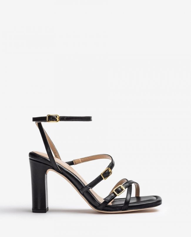 Sandales à talons hauts et lanières Unisa pour femme - Noir Sandales à talons hauts et lanières Unisa pour femme - Noir