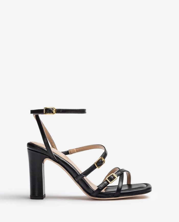 Sandales à talons hauts et lanières Unisa pour femme - Noir Sandales à talons hauts et lanières Unisa pour femme - Noir