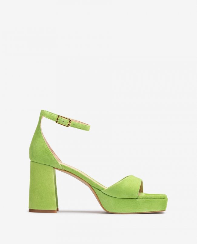 Sandales habillées Unisa pour femme avec tige et talon - Vert Sandales habillées Unisa pour femme avec tige et talon - Vert
