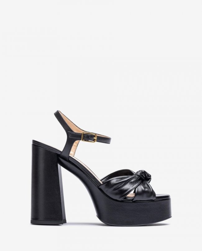 Sandales à talons hauts et plateforme Unisa pour femme - Noir Sandales à talons hauts et plateforme Unisa pour femme - Noir