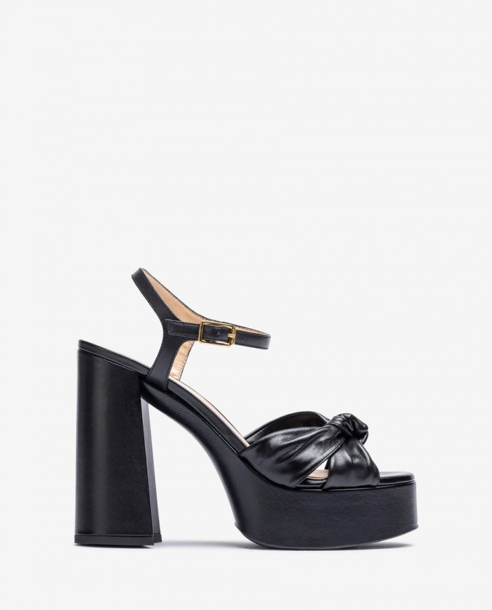 Sandales à talons hauts et plateforme Unisa pour femme - Noir Sandales à talons hauts et plateforme Unisa pour femme - Noir