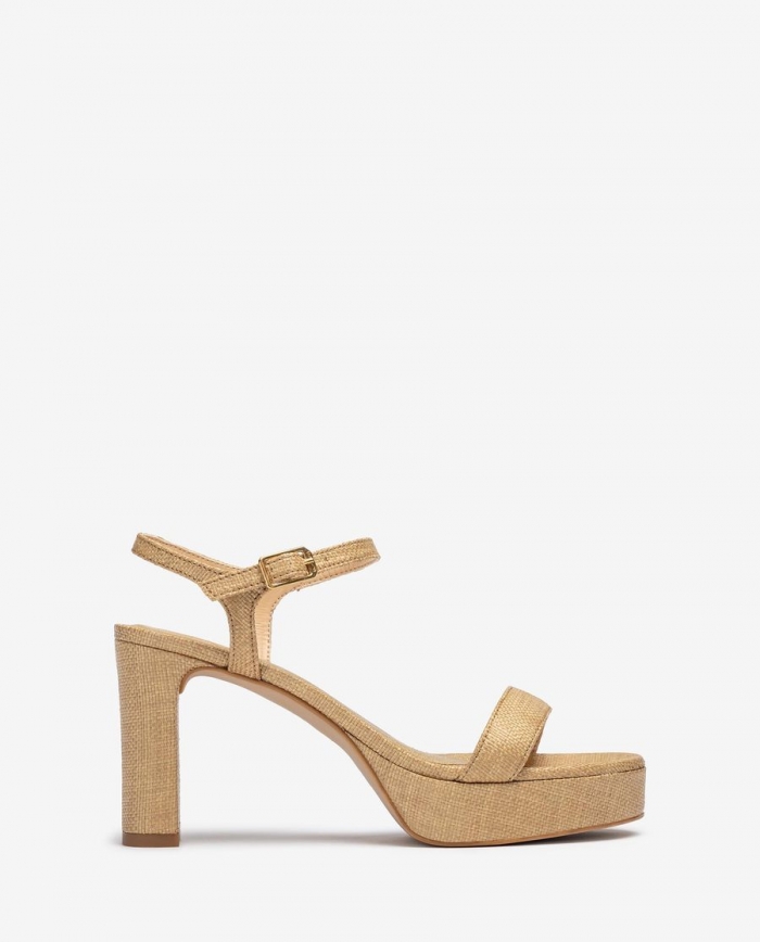 Sandales à talons compensés Unisa pour femme - Marron Sandales à talons compensés Unisa pour femme - Marron