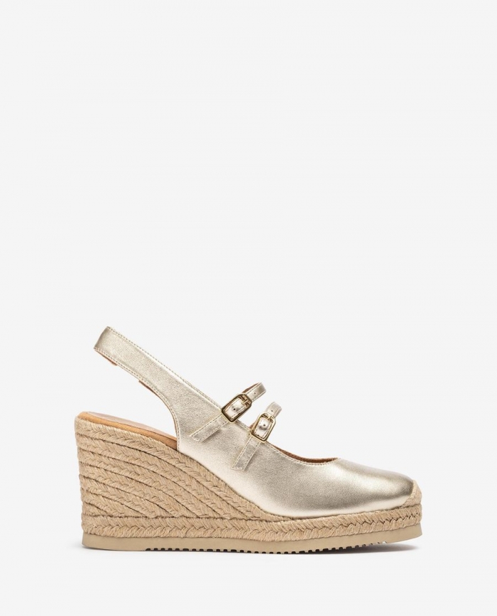 Escarpins à bride arrière Unisa Femme Espadrille - Doré Escarpins à bride arrière Unisa Femme Espadrille - Doré