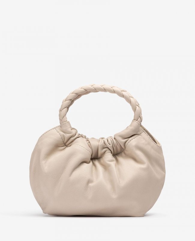 Petit sac Unisa avec anses tressées - Blanc Petit sac Unisa avec anses tressées - Blanc