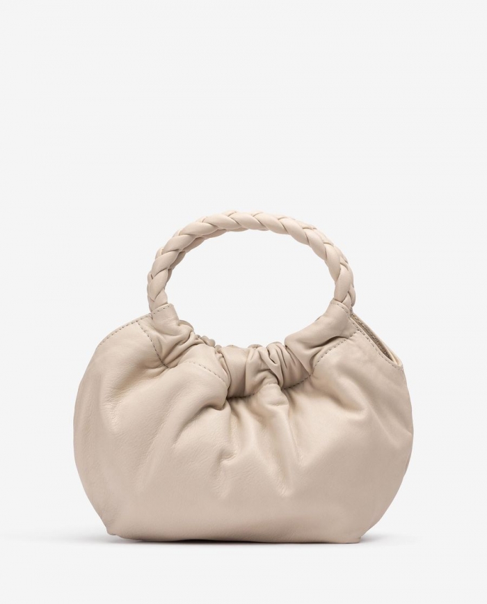 Petit sac Unisa avec anses tressées - Blanc Petit sac Unisa avec anses tressées - Blanc