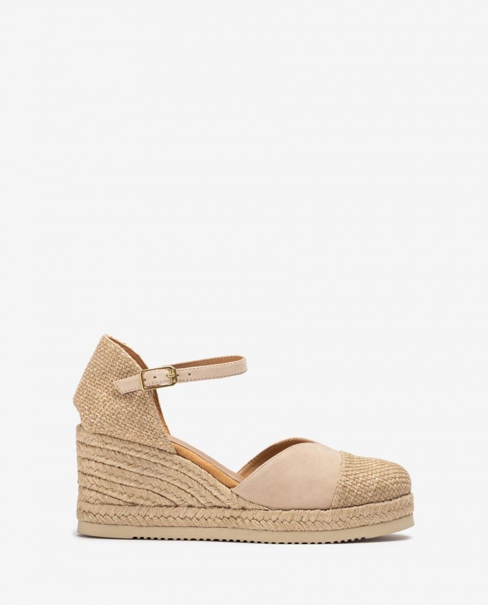 Espadrilles en lin écologique Unisa pour femme - Beige Espadrilles en lin écologique Unisa pour femme - Beige