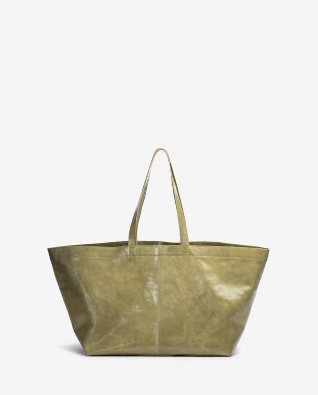 Maxi sac en cuir verni Unisa pour femme - Vert Maxi sac en cuir verni Unisa pour femme - Vert