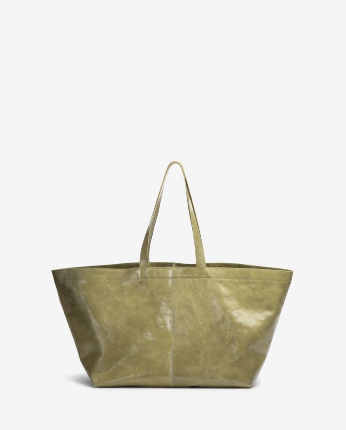 Maxi sac en cuir verni Unisa pour femme - Vert Maxi sac en cuir verni Unisa pour femme - Vert