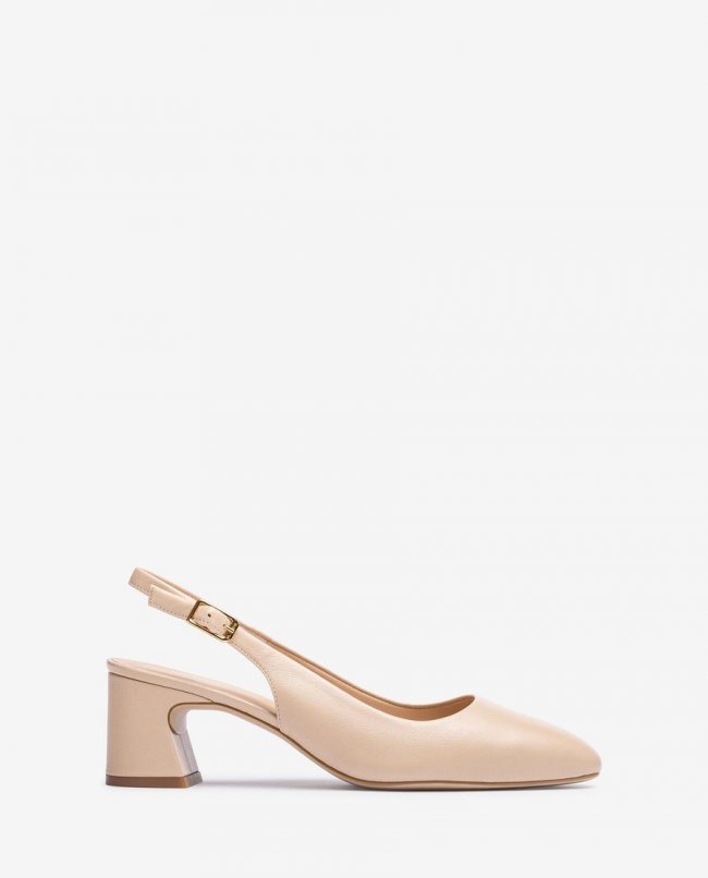 Sandales à bride arrière et bout rond Unisa pour femme - Beige Sandales à bride arrière et bout rond Unisa pour femme - Beige