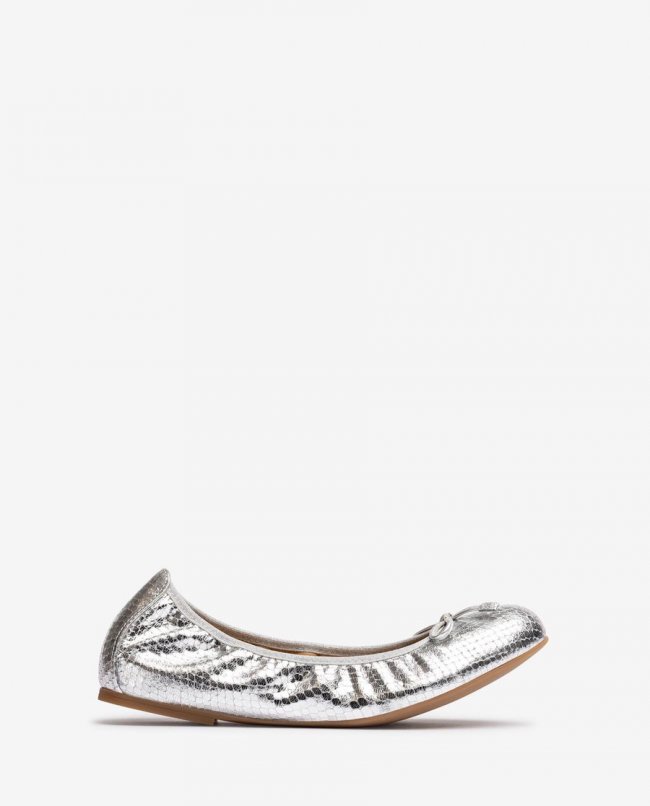 Ballerines Unisa avec nœud - Argentées Ballerines Unisa avec nœud - Argentées