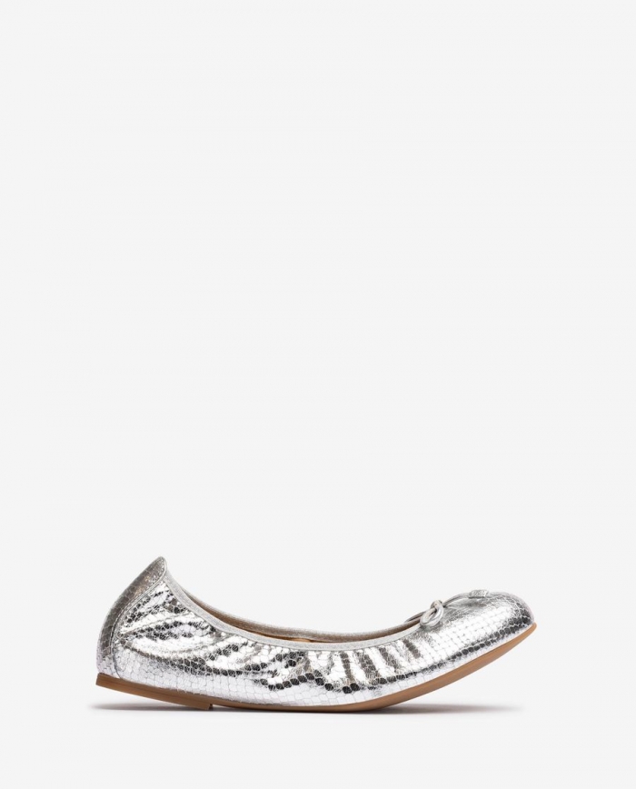 Ballerines Unisa avec nœud - Argentées Ballerines Unisa avec nœud - Argentées