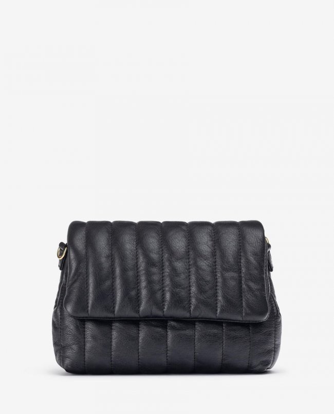 Petit sac cabas matelassé Unisa Femme - Noir Petit sac cabas matelassé Unisa Femme - Noir