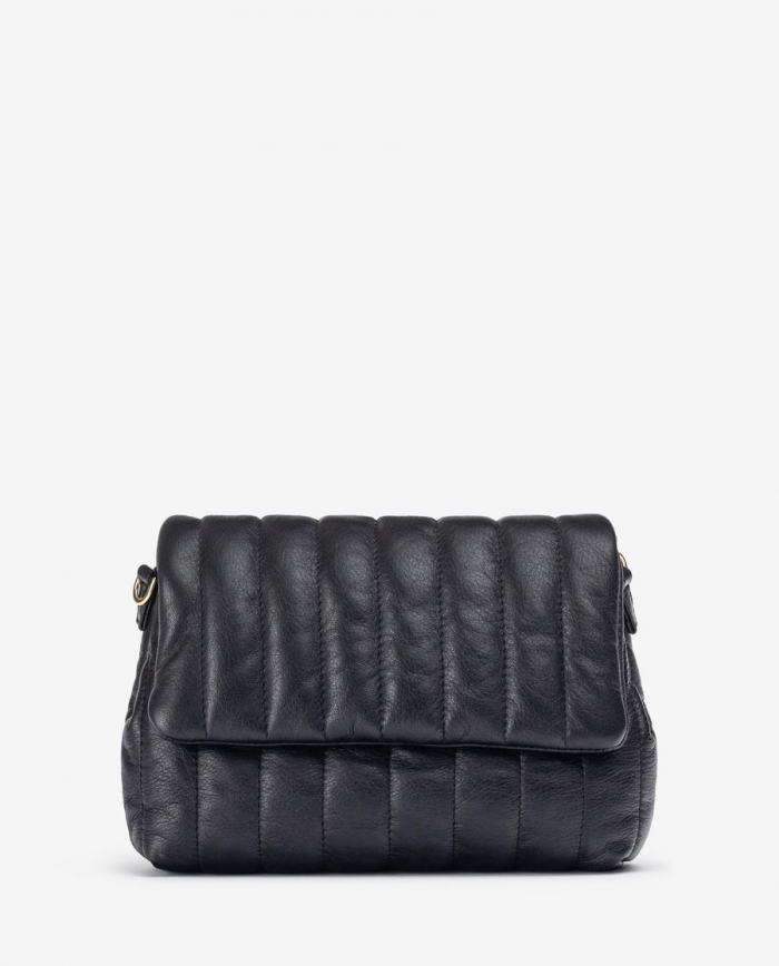 Petit sac cabas matelassé Unisa Femme - Noir Petit sac cabas matelassé Unisa Femme - Noir