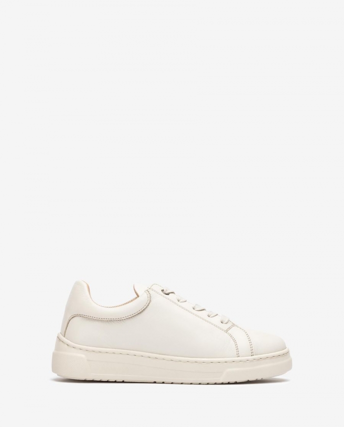 Baskets en cuir Unisa pour femme - Unisexe - Blanc Baskets en cuir Unisa pour femme - Unisexe - Blanc