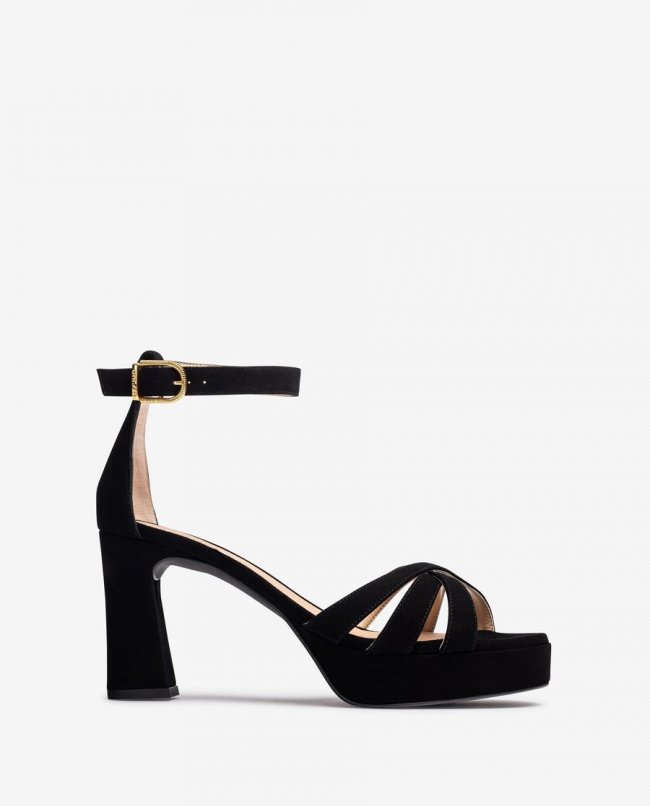 Sandales à plateforme Unisa pour femme - Noir Sandales à plateforme Unisa pour femme - Noir