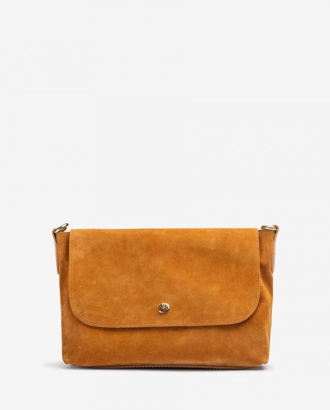 Sac bandoulière moyen Unisa Femme - Marron