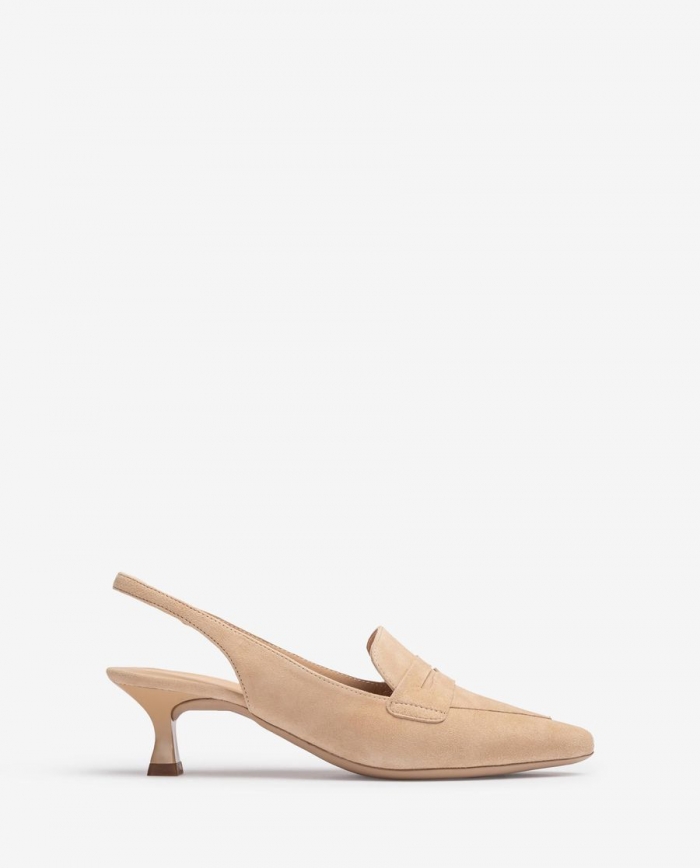 Ballerines à bride arrière avec masque Unisa pour femme - Beige Ballerines à bride arrière avec masque Unisa pour femme - Beige
