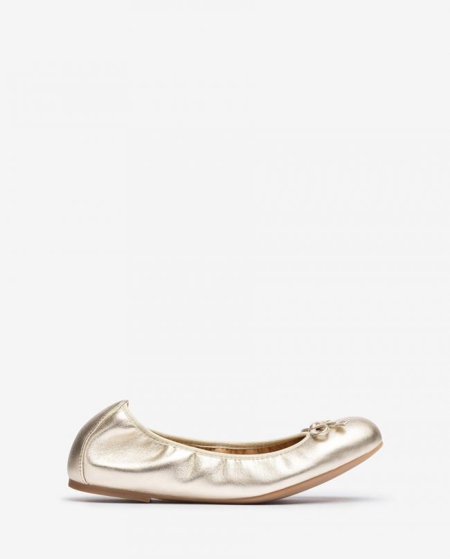 Ballerines Unisa à bout rond pour femme - Doré Ballerines Unisa à bout rond pour femme - Doré