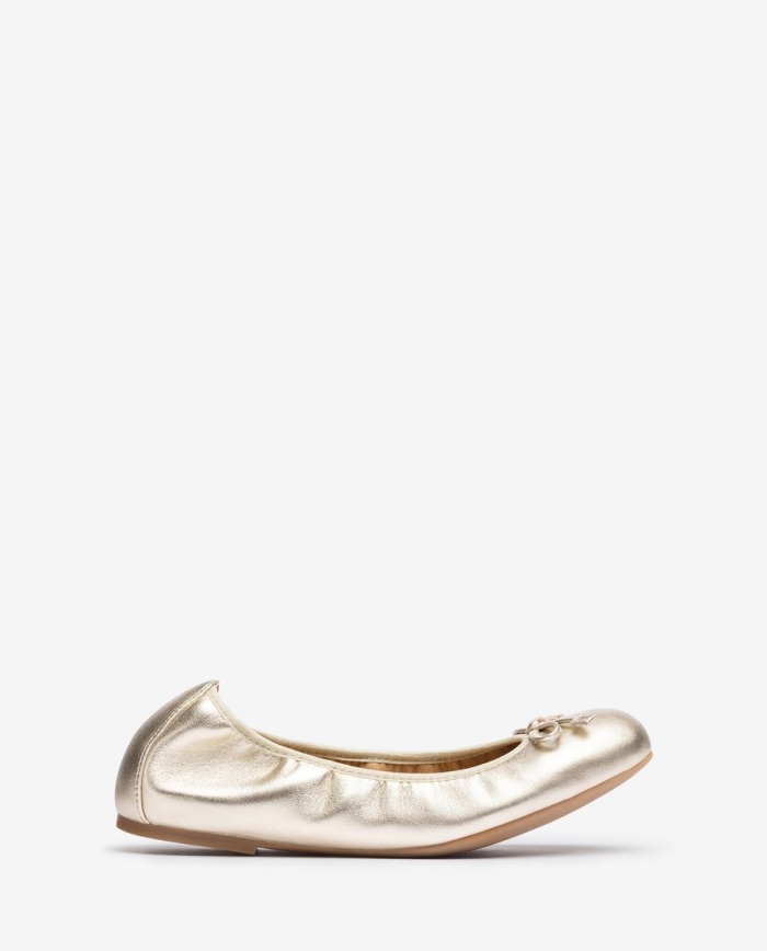 Ballerines Unisa à bout rond pour femme - Doré