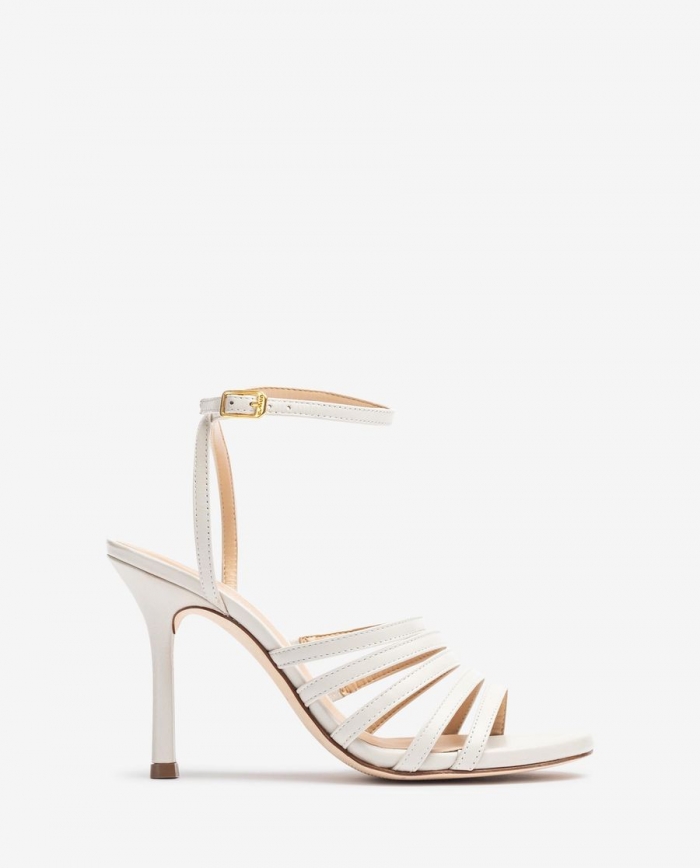 Sandales à talons hauts et brides Unisa - Blanc