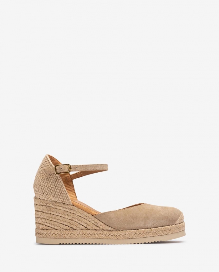Espadrilles à talons hauts Unisa pour femme - Beige Espadrilles à talons hauts Unisa pour femme - Beige