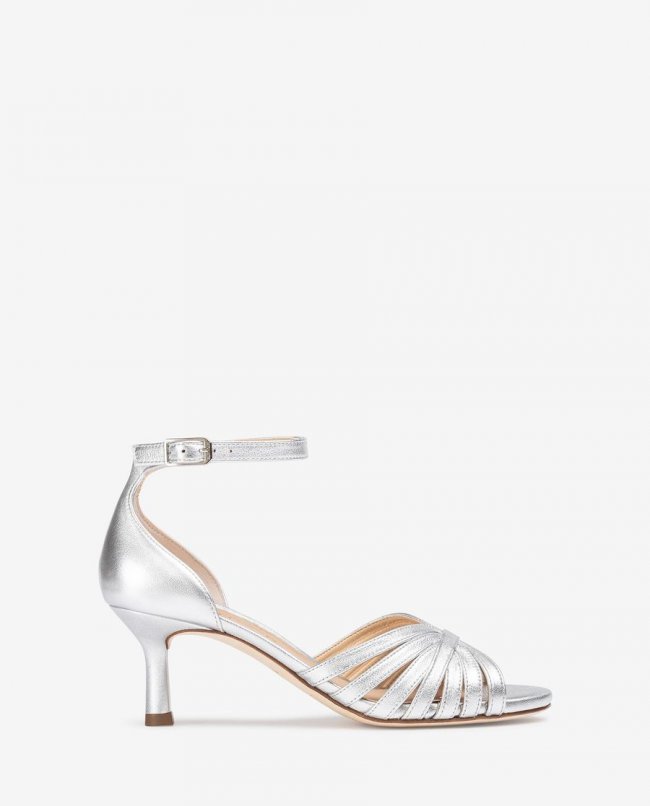 Sandales habillées métallisées Unisa pour femme - Argent Sandales habillées métallisées Unisa pour femme - Argent