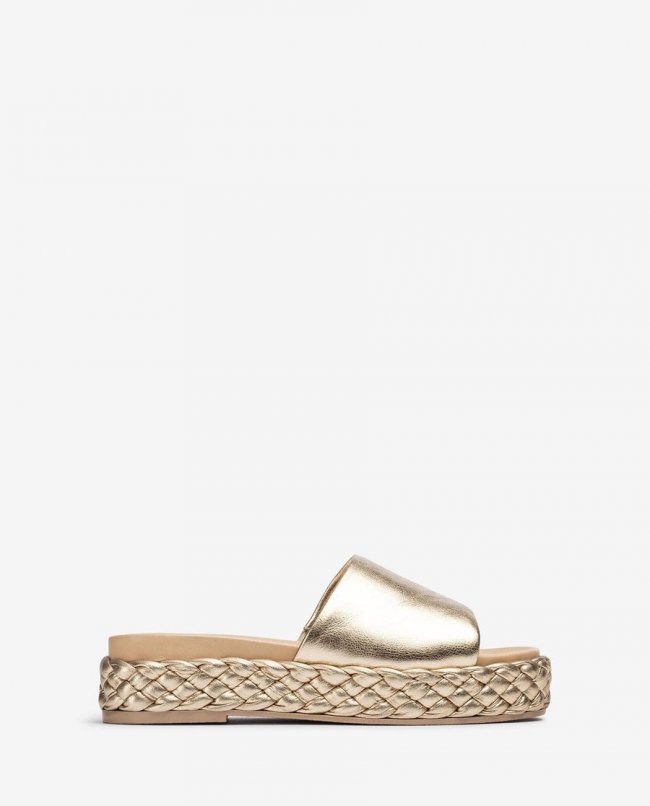 Sandales Unisa à brides croisées pour femme - Doré Sandales Unisa à brides croisées pour femme - Doré