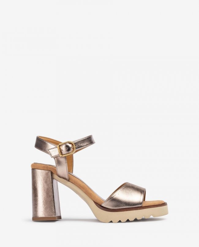 Sandales à talons hauts ultra-légères Unisa pour femme - Bronze Sandales à talons hauts ultra-légères Unisa pour femme - Bronze