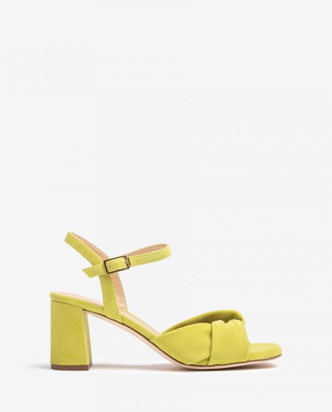 Sandales à lanières croisées et talon moyen Unisa pour femme - Vert Sandales à lanières croisées et talon moyen Unisa pour femme - Vert
