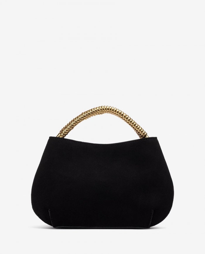 Sac à main Unisa Femme avec poignée spirale - Noir Sac à main Unisa Femme avec poignée spirale - Noir