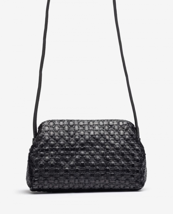 Petit sac à main tressé Unisa Femme - Noir Petit sac à main tressé Unisa Femme - Noir