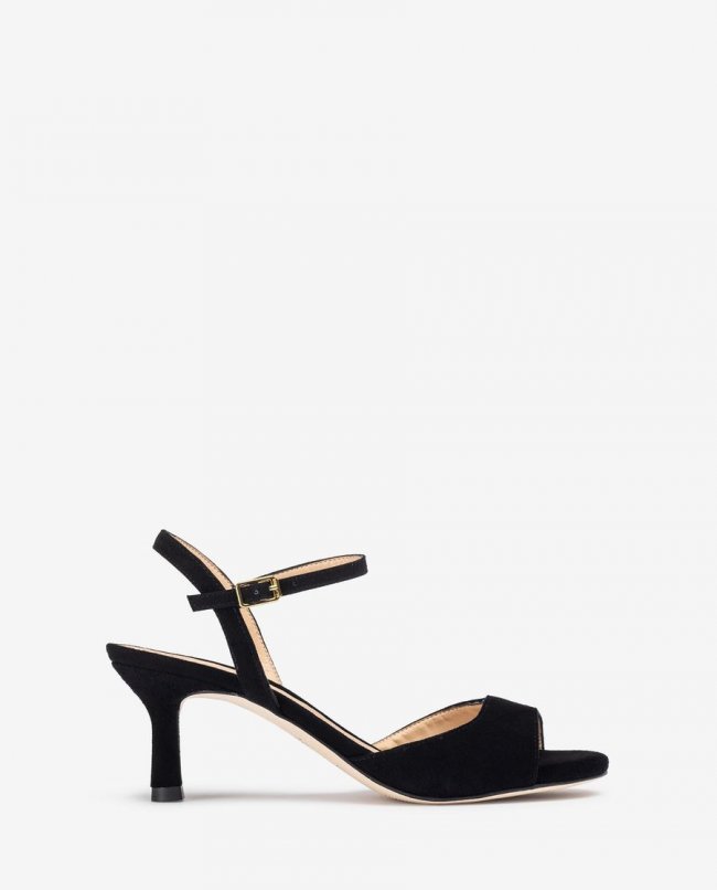 Sandales habillées à talon bas Unisa pour femme - Noir Sandales habillées à talon bas Unisa pour femme - Noir