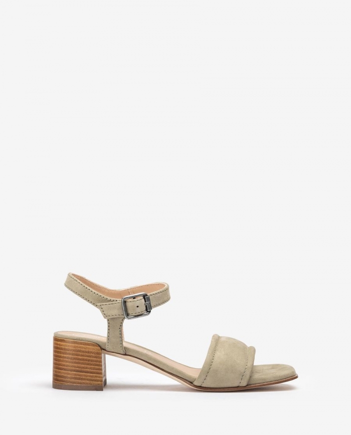 Sandales Unisa à tige rembourrée pour femme - Vert