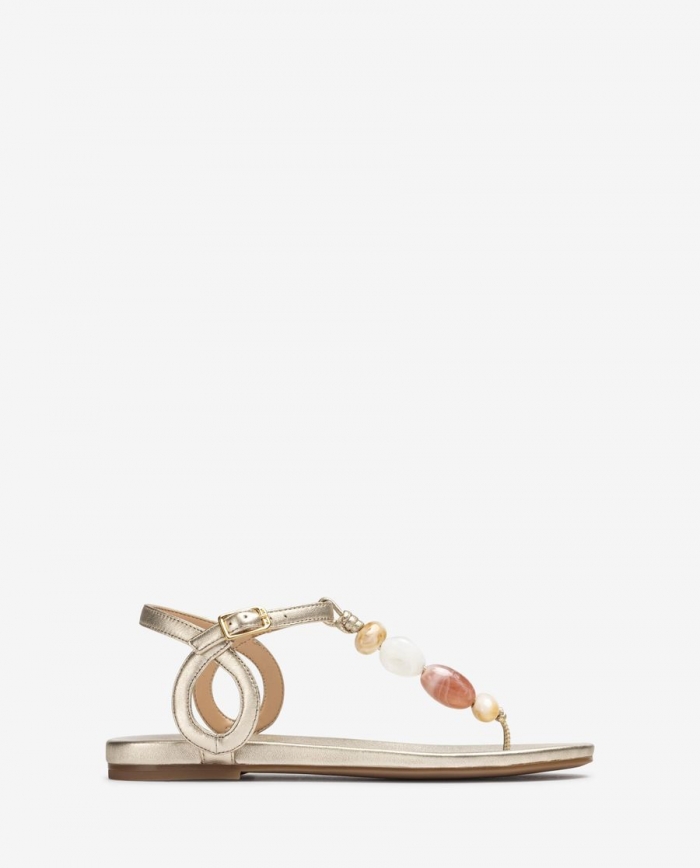 Sandales esclaves ornées Unisa pour femme - Doré Sandales esclaves ornées Unisa pour femme - Doré