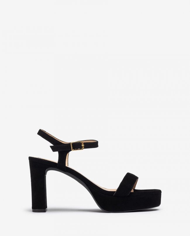 Sandales à talons et plateformes Unisa pour femme - Noir Sandales à talons et plateformes Unisa pour femme - Noir