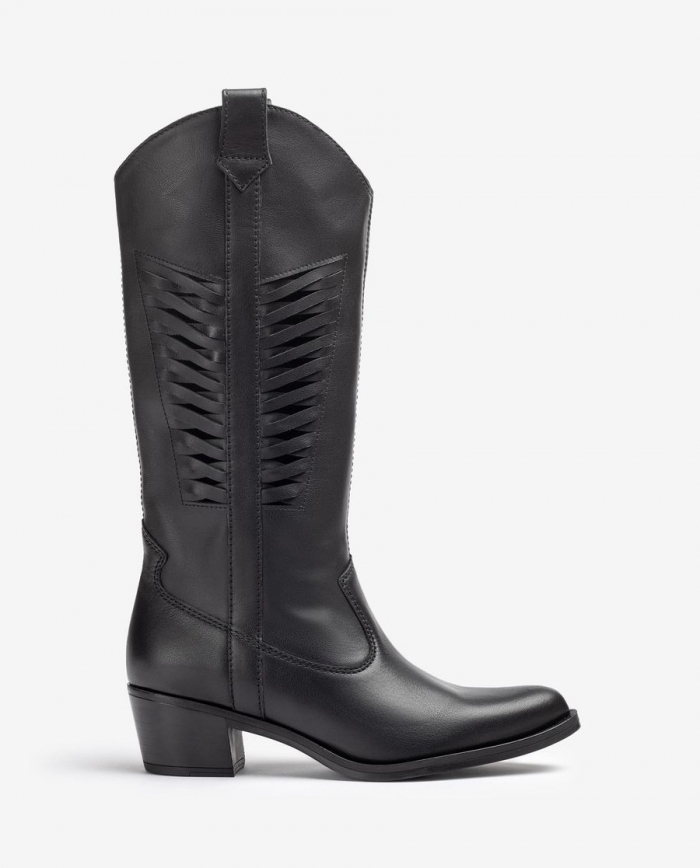 Bottes de cowboy Unisa avec tige - Noir Bottes de cowboy Unisa avec tige - Noir