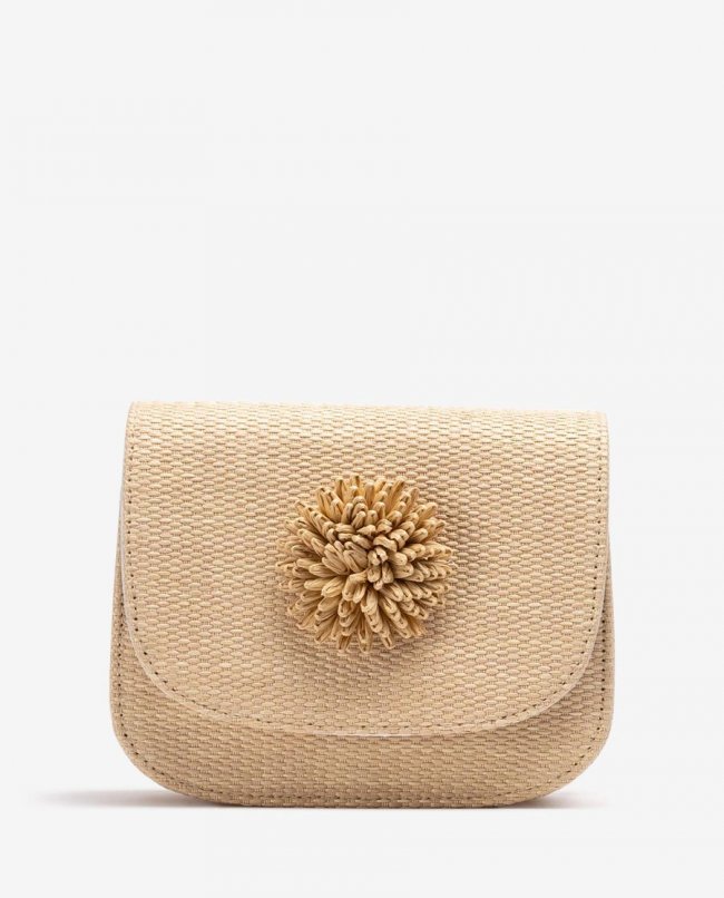 Sac en raphia orné Unisa Femme - Marron Sac en raphia orné Unisa Femme - Marron