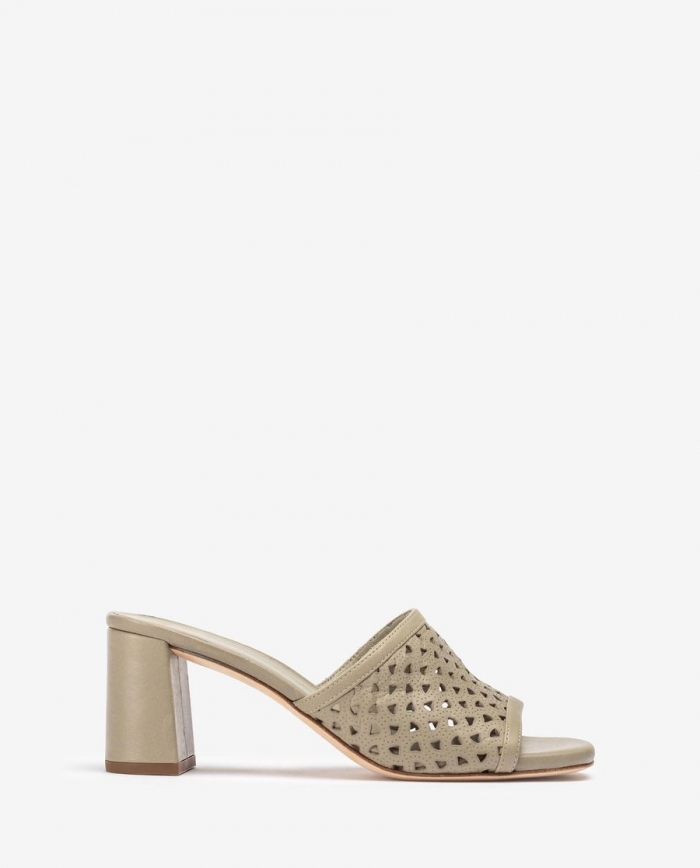 Sandales Unisa à tige large et bout ouvert pour femme - Vert
