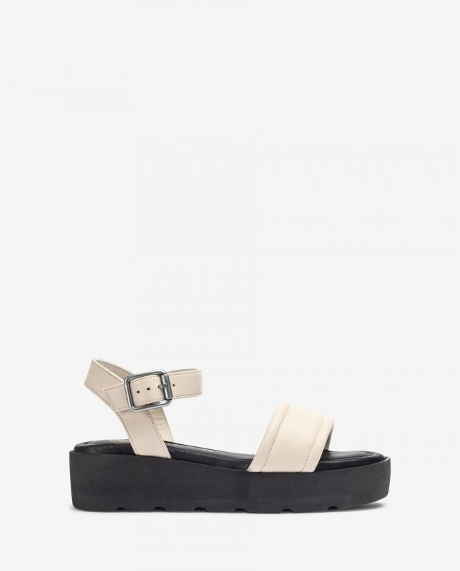 Sandales matelassées Unisa pour femme - Blanc Sandales matelassées Unisa pour femme - Blanc