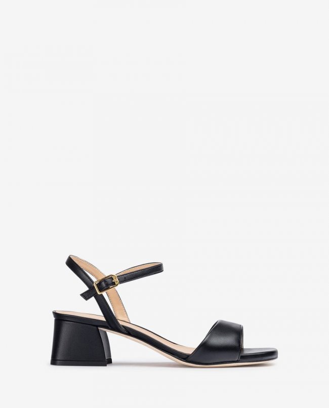 Sandale à talon carré Unisa pour femme - Noir Sandale à talon carré Unisa pour femme - Noir