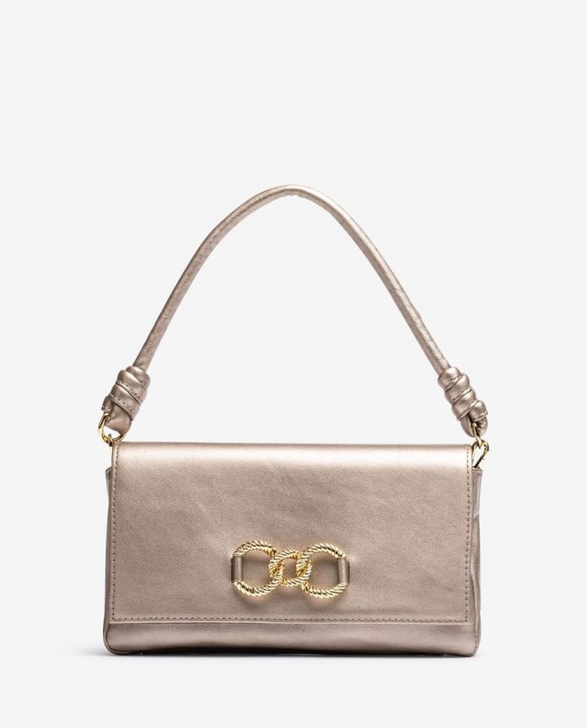 Sac bandoulière perlé Unisa pour femme - Bronze Sac bandoulière perlé Unisa pour femme - Bronze