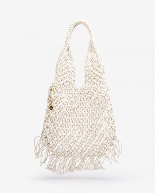 Sac en coton tissé main Unisa Femme - Marron Sac en coton tissé main Unisa Femme - Marron
