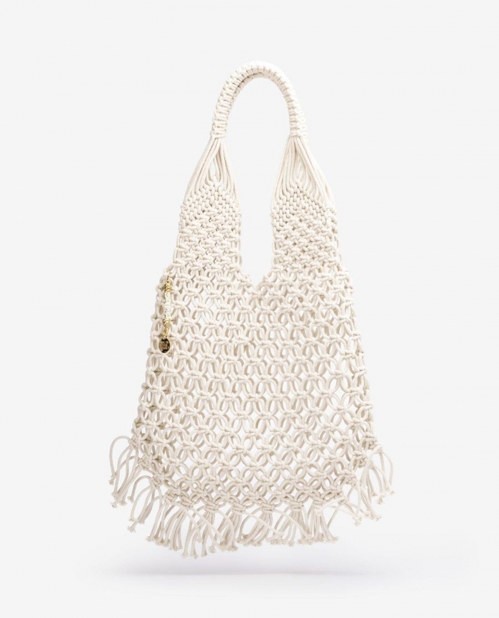 Sac en coton tissé main Unisa Femme - Marron Sac en coton tissé main Unisa Femme - Marron
